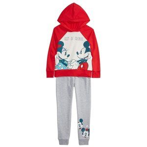 Disney Little Girls 2-Pc. Best Friends Hoodie Shirt & Jogger Pants Set